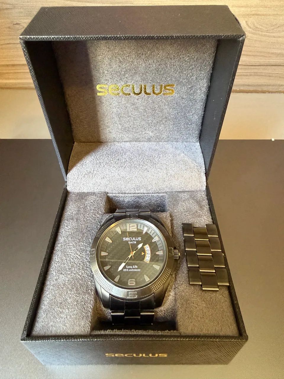 RELÓGIO SECULUS LONG LIFE 20th ANNIVERSARY - ORIGINAL