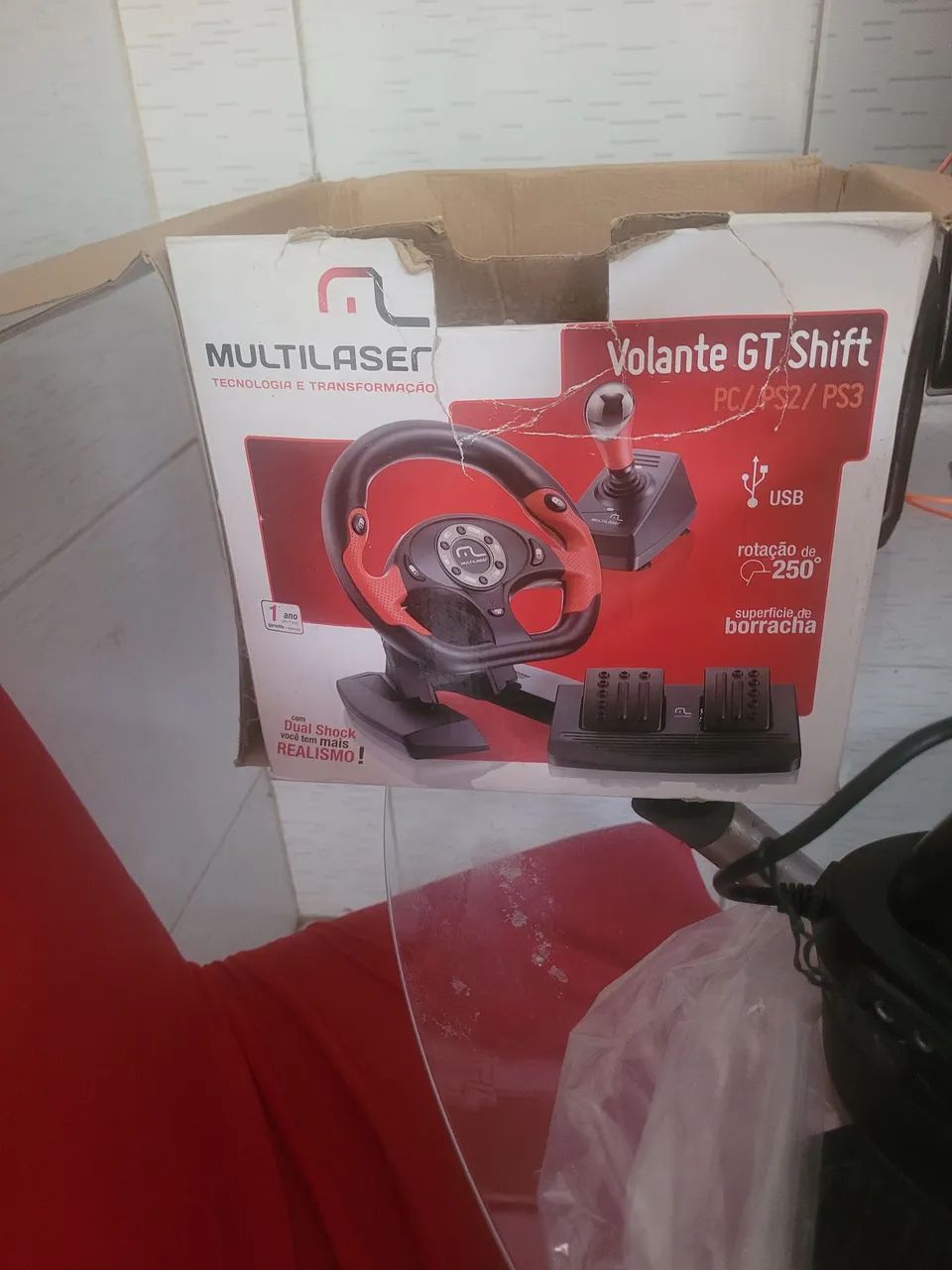 Volante multilaser GT SHIFT 