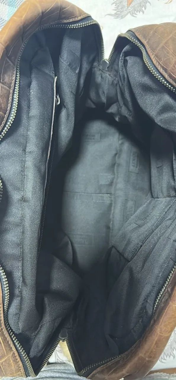 Bolsa Armani de Couro Marrom - Foto 5