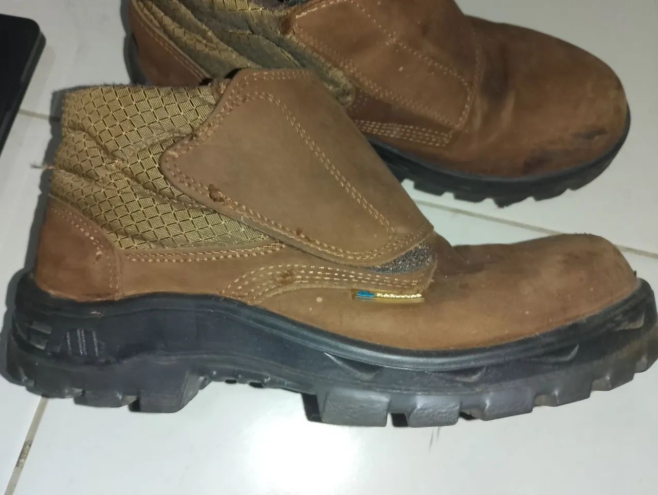 Bota industrial de velcro(n:42) - Foto 2
