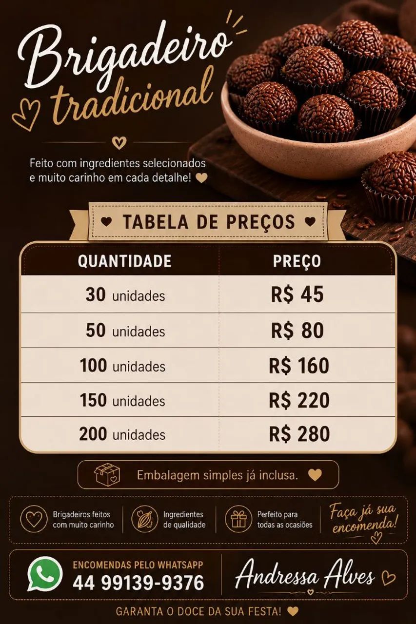 Brigadeiro Tradicional  - Foto 3