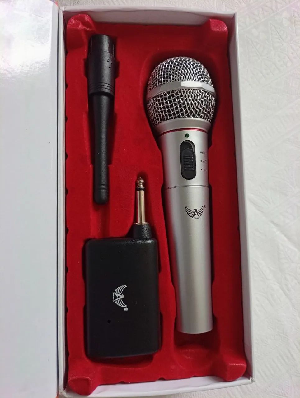 Microfone sem fio e com fio  - Foto 4