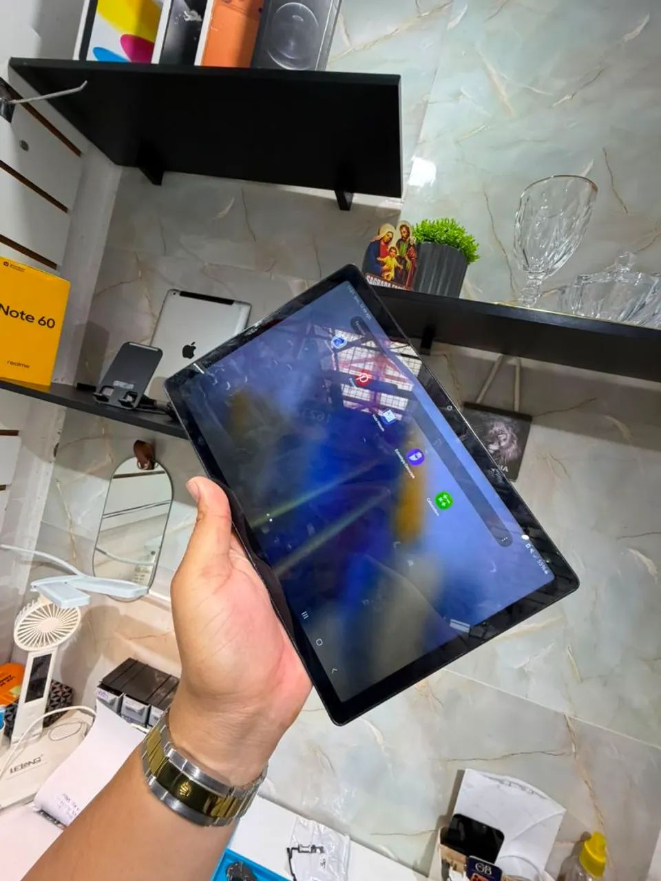 Tablet Samsung com display original, com a troca de tela, touch funionando normal. - Foto 4