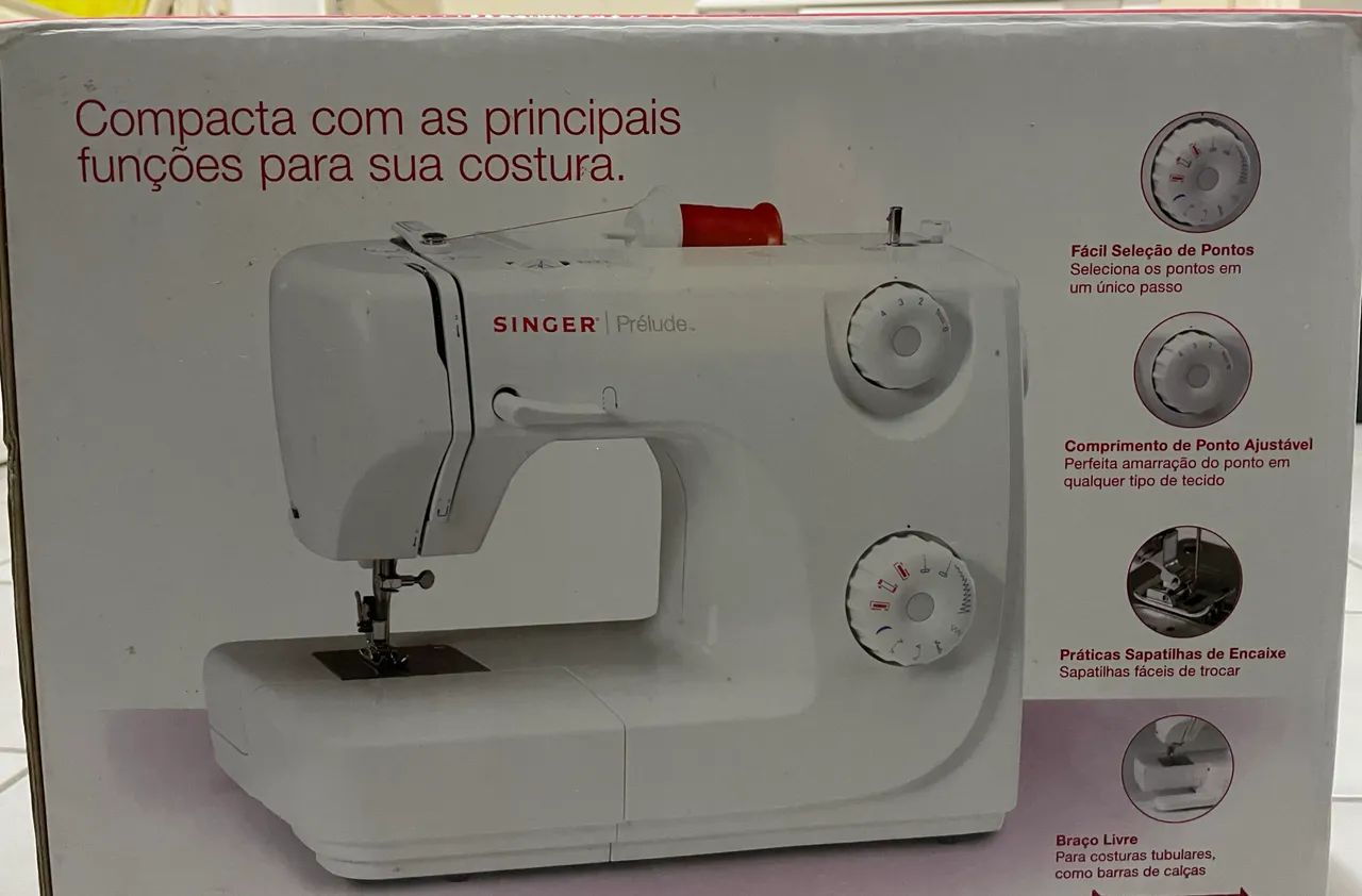 MÁQUINA de costura SINGER IMPECÁVEL  - Foto 3
