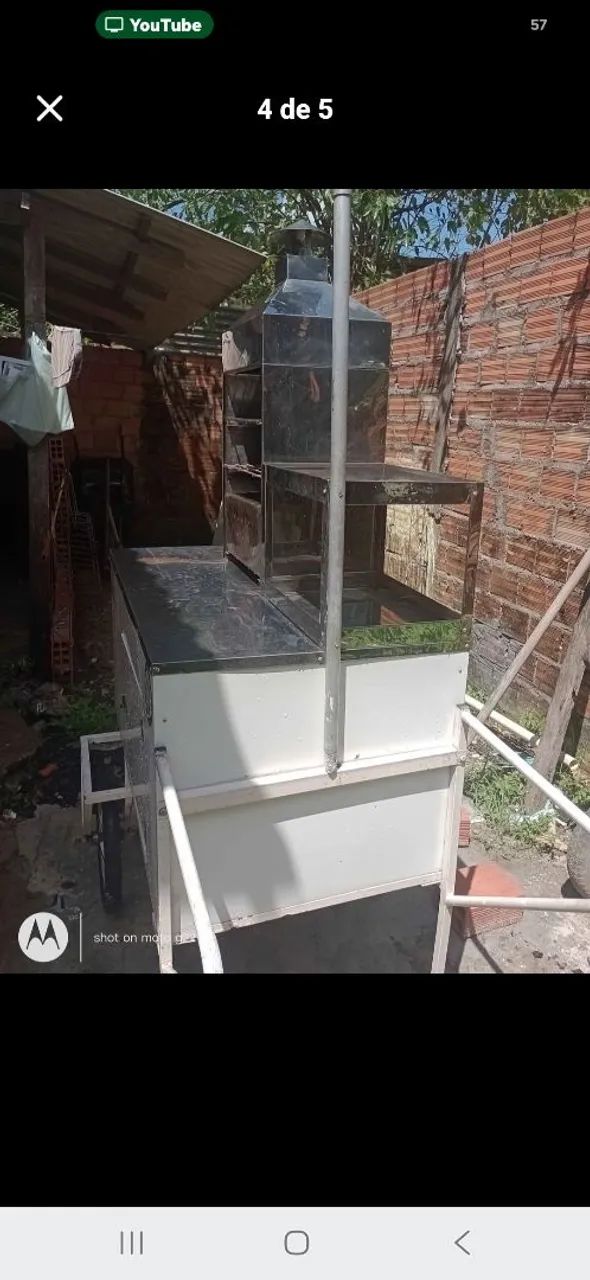 Carrinho pra vender churrasco. - Foto 3