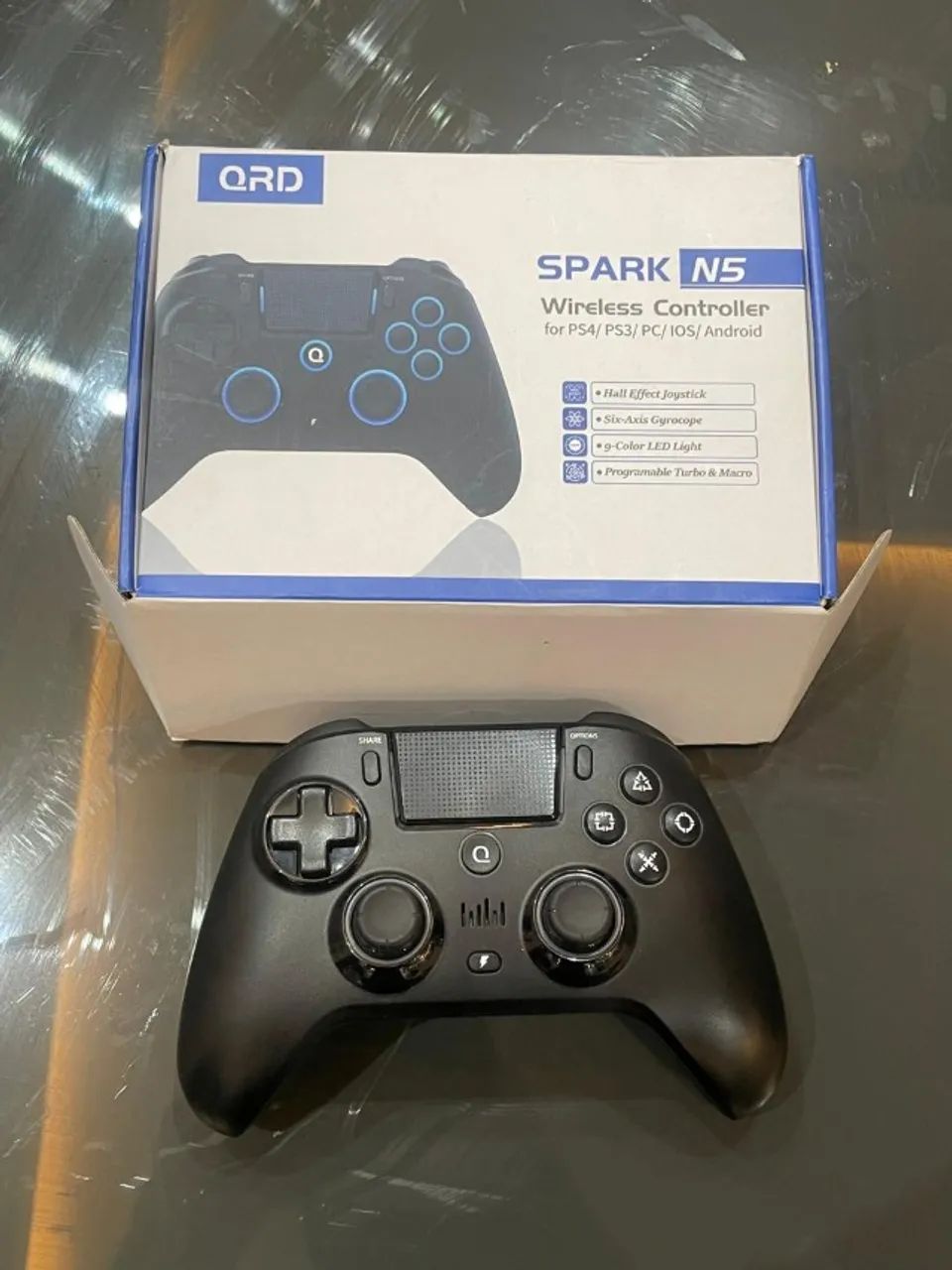 Spark N5 Wireless Controller for PS4 Pro Slim PS3 PS2 Steam Deck PC Windows Mac  - Foto 3