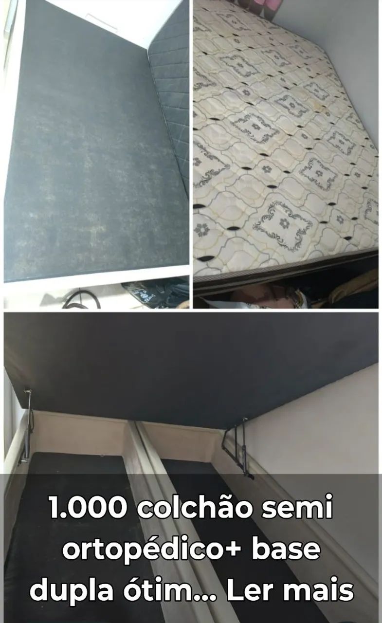 Cama baú e colchão...