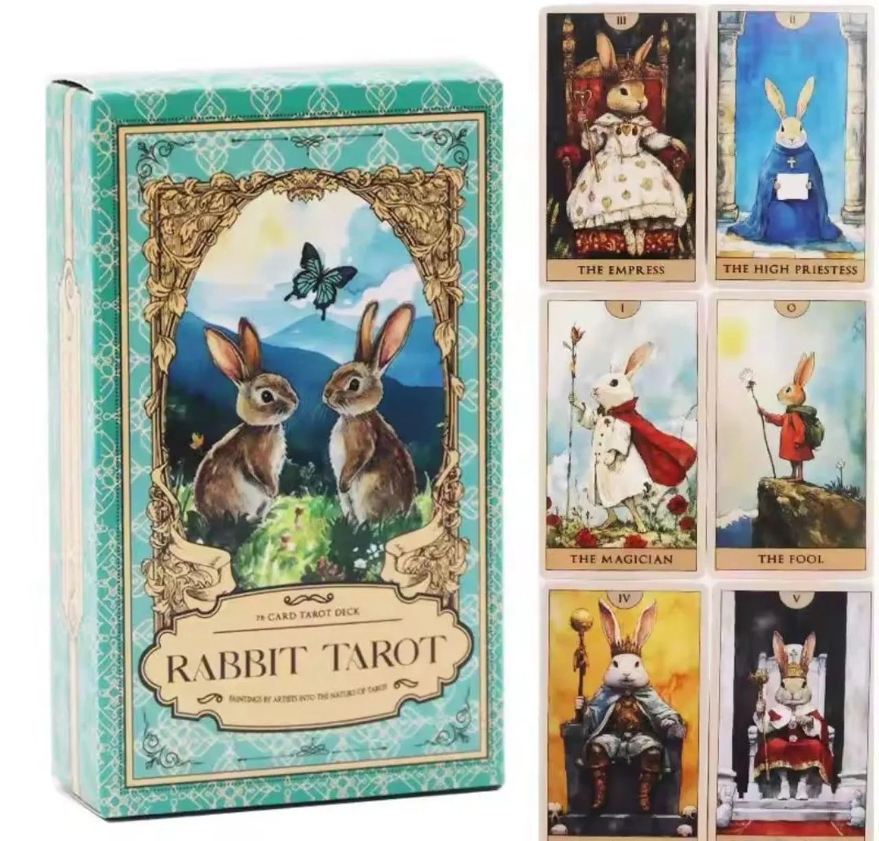 Deck Rabbit Tarot - 78 cartas em inglês 