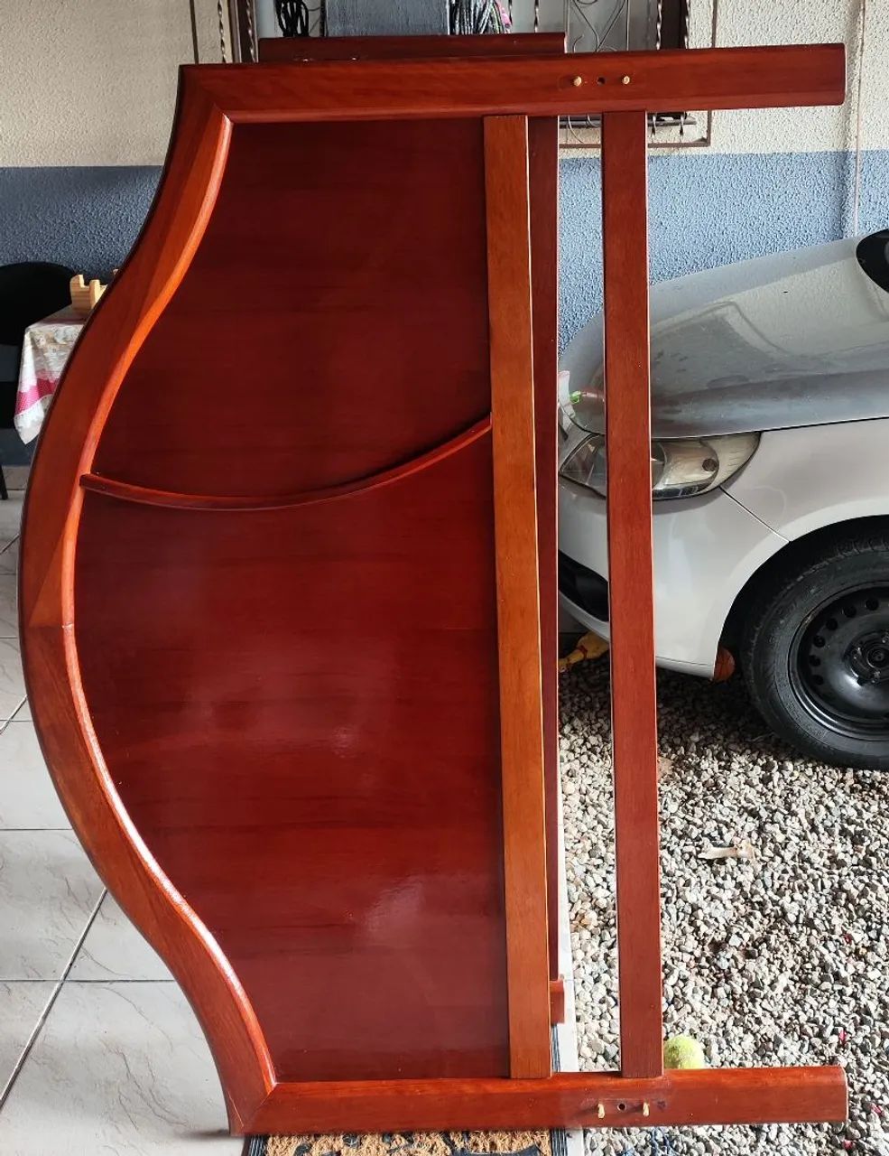 Cama de casal madeira maciça. - Foto 2