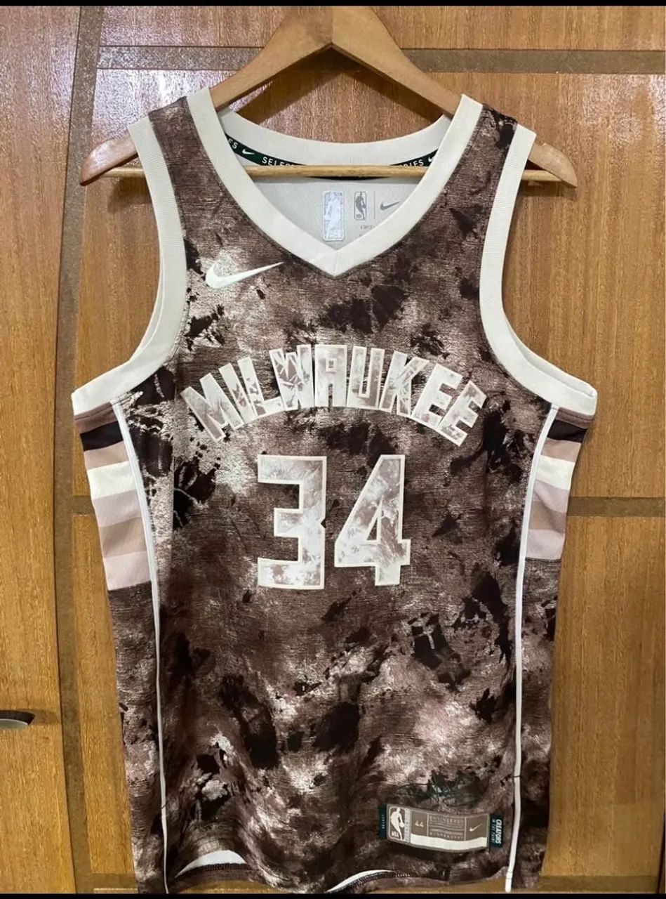 Nike Jersey Bucks - Giannis Camisa Basquete - Foto 2