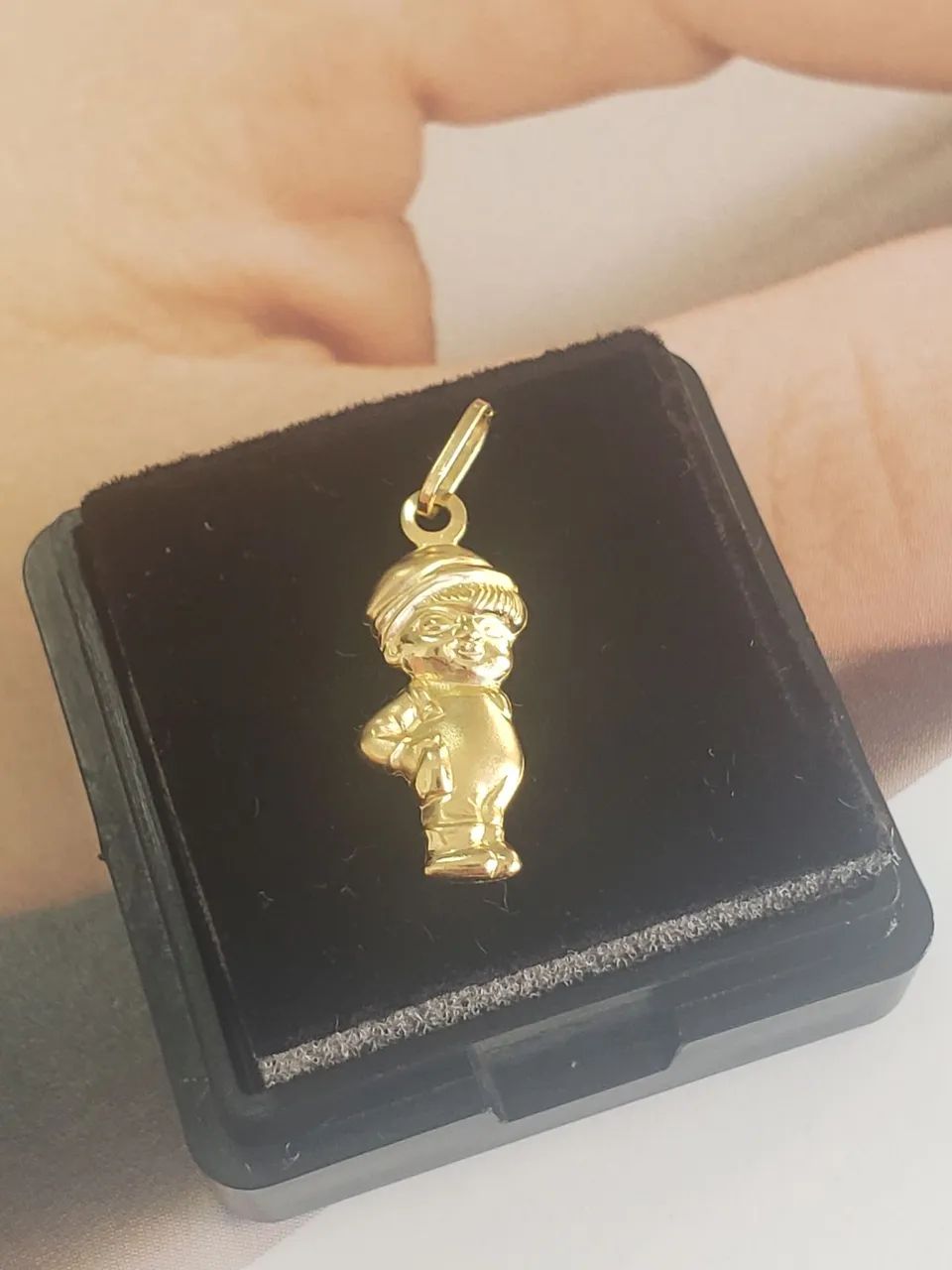 Pingente Menino Ouro 18k  - Foto 3