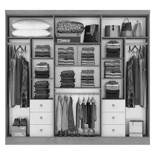 Guarda Roupas 6 Portas Genebra - Foto 3
