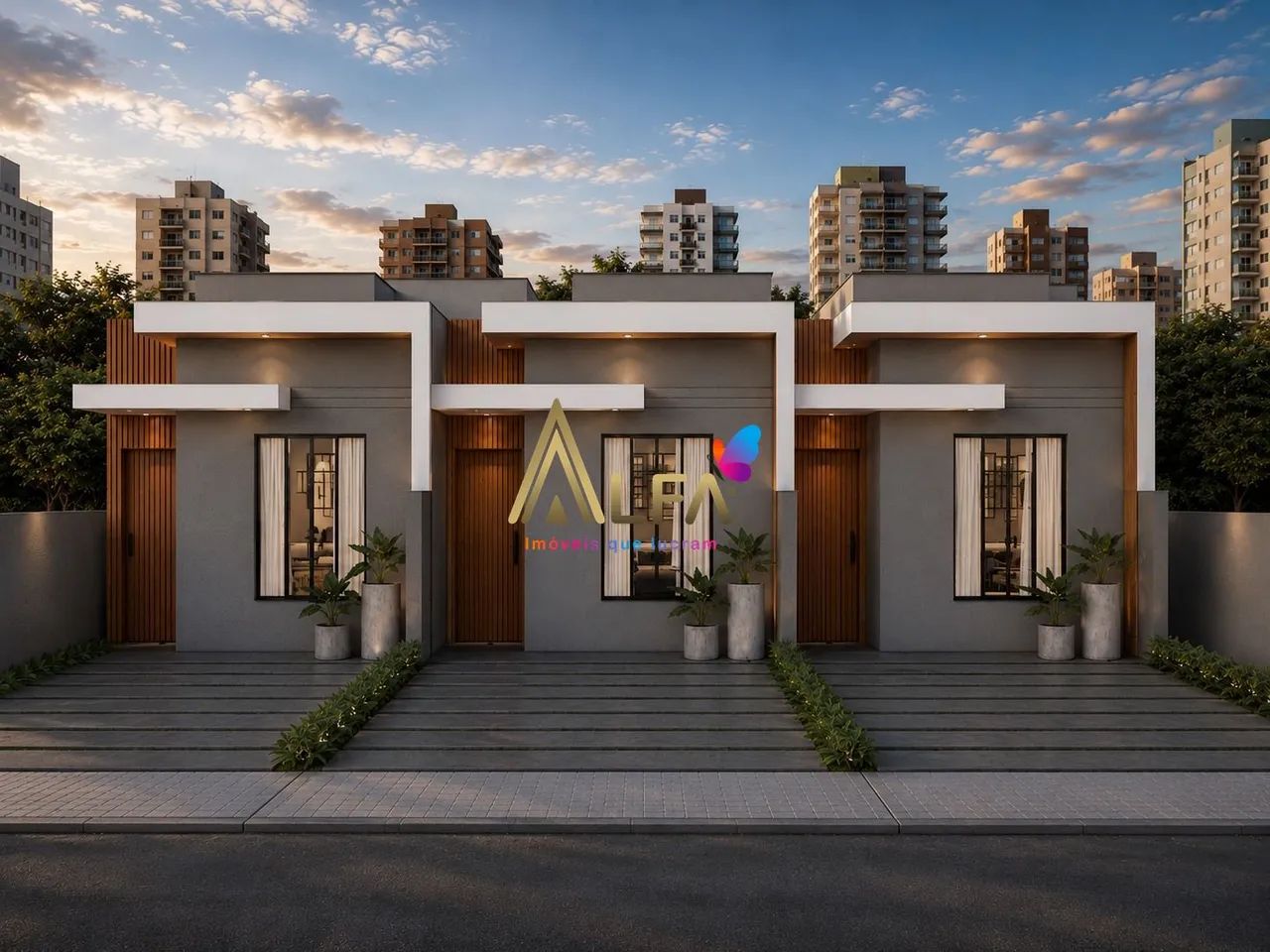 Casa moderna e com excelente padrão de acabamento com 1 suite mais 2 dormitórios - Foto 3