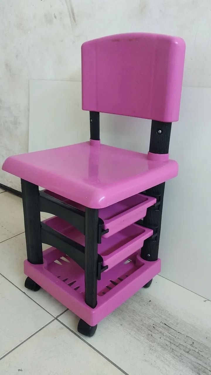 Cadeira de manicure com gaveta nova zerada - Foto 2