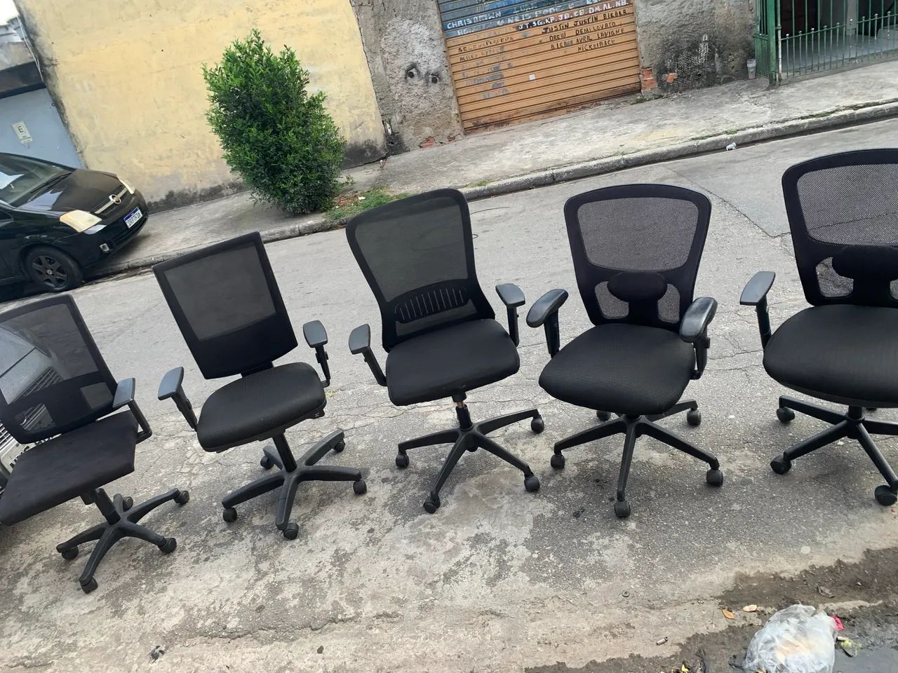 Cadeiras de escritório telada 