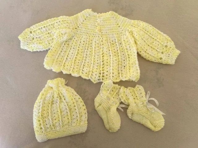 Conjuntinho para bebê RN - Amarelo