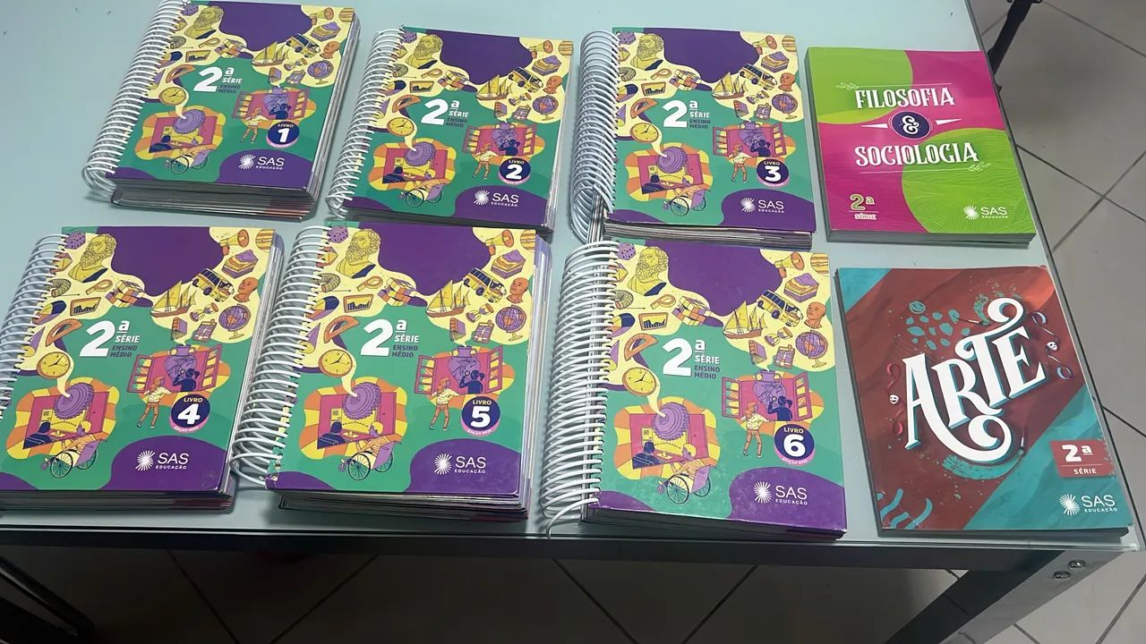 Livros SAS 2º ano médio 