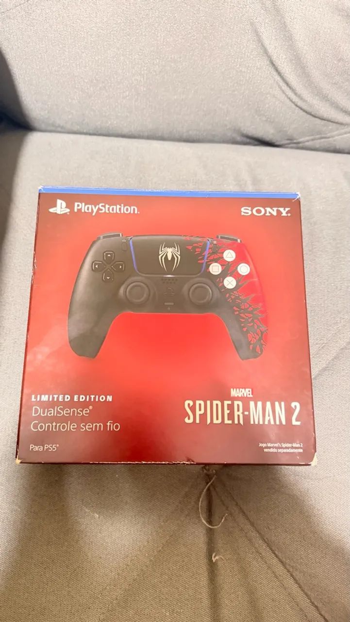 Controle spider man edição limitada 