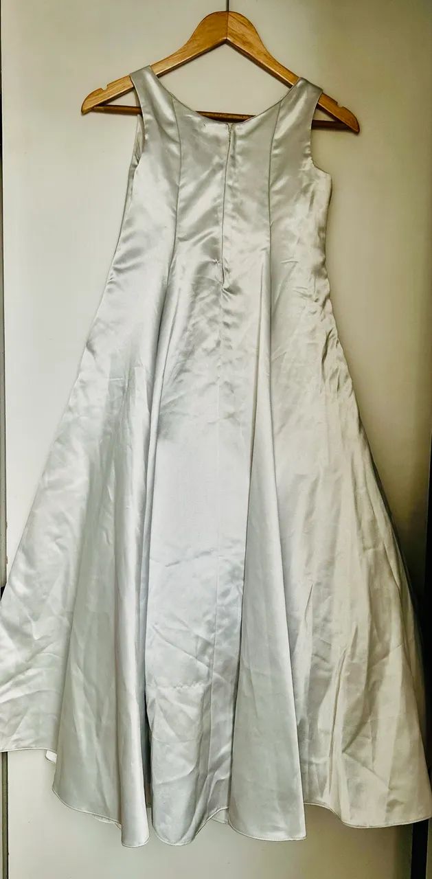 Vestido branco tamanho 12/10 - Foto 3