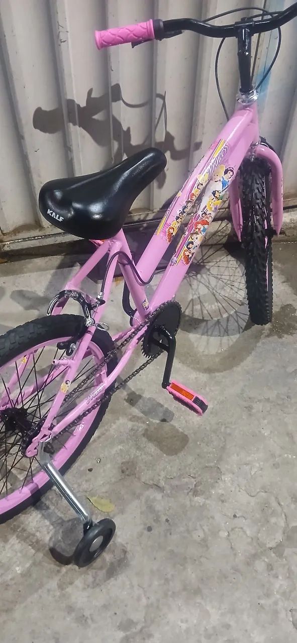 Bicicleta aro 20 cor rosa  - Foto 3