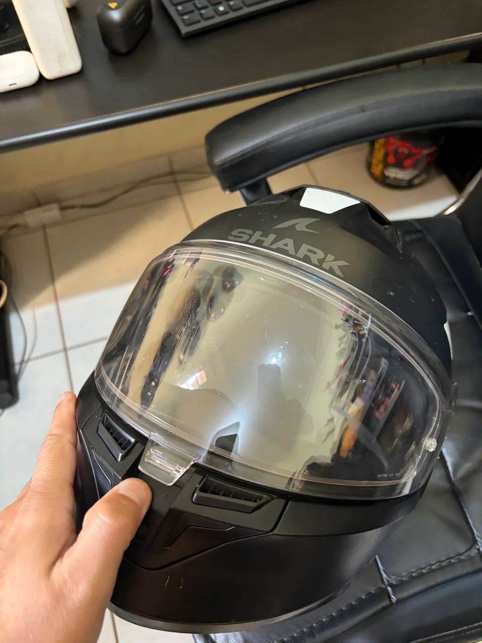 Capacete Moto Shark D-Skawl 3 - Foto 4