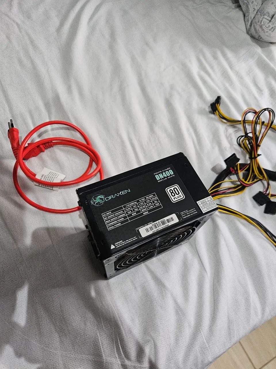 Fonte Draxen 400w 80 plus
