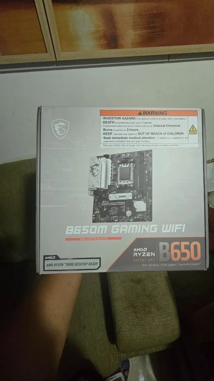 Placa Mãe AM5 MSI B650M GAMING WIFI
