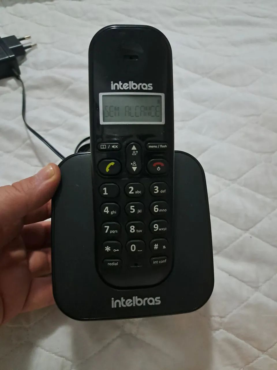 Telefone Sem Fio Intelbras Preto