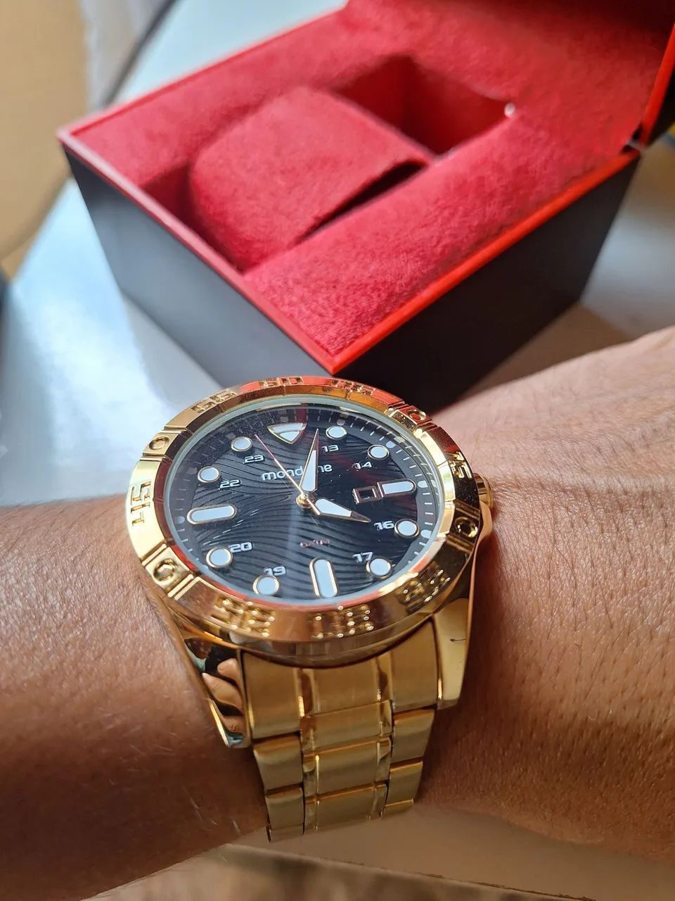 Relógio vendo ou troco - Foto 4