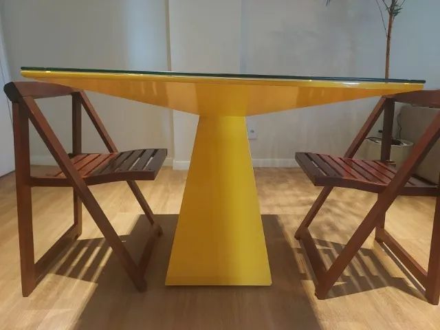 Mesa design de jantar 4 lugares - Foto 4