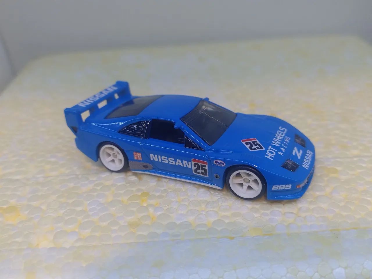 Carrinho Hotwheels Premium Nissan 300ZX Silhouettes Azul Loose