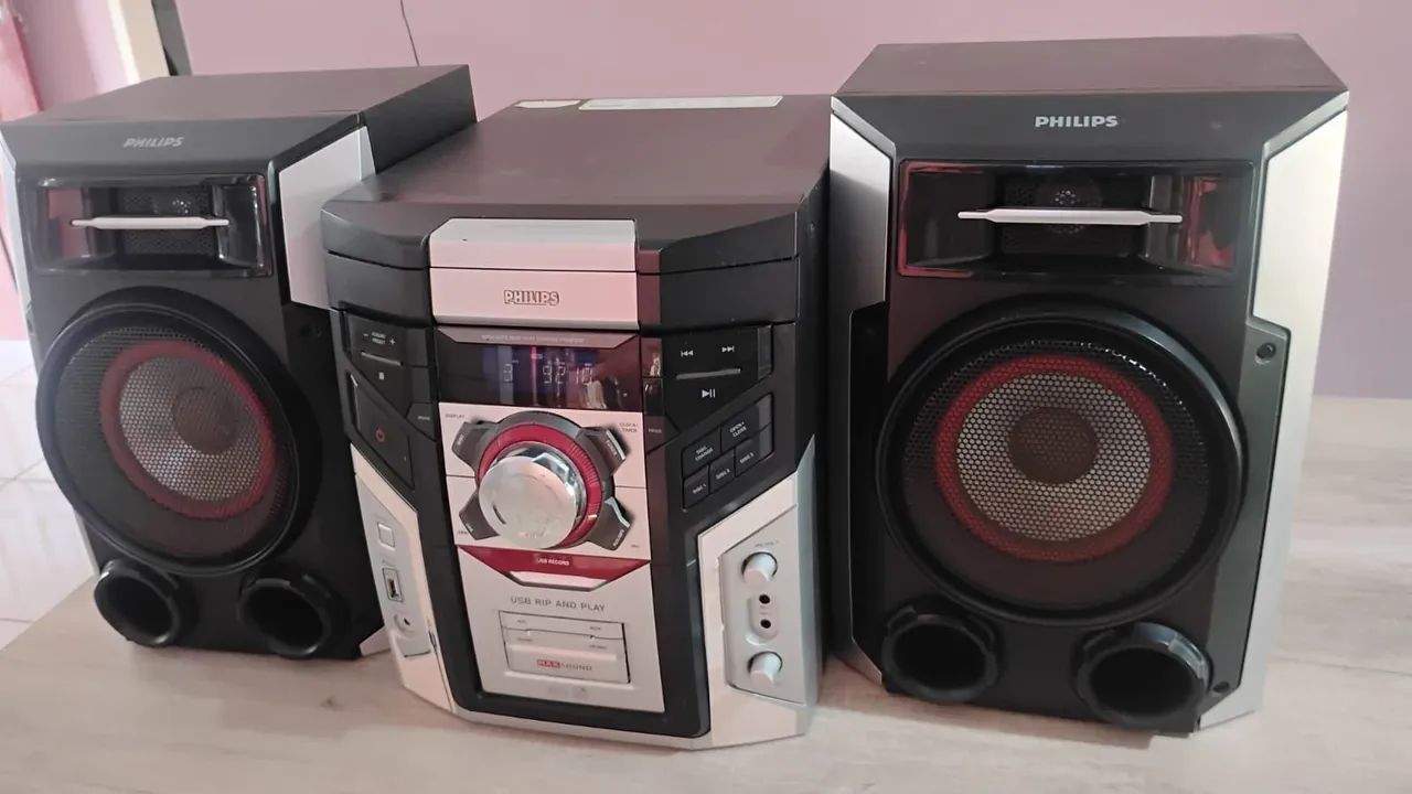 Mini system Philips de barbada!