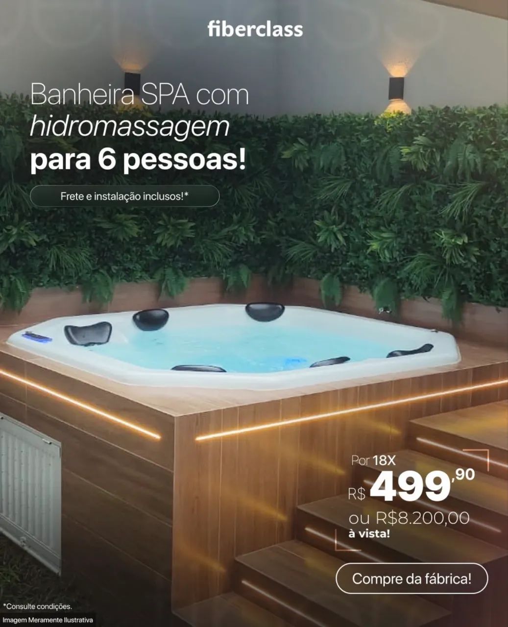 Hidromassagem com instalação e frete 