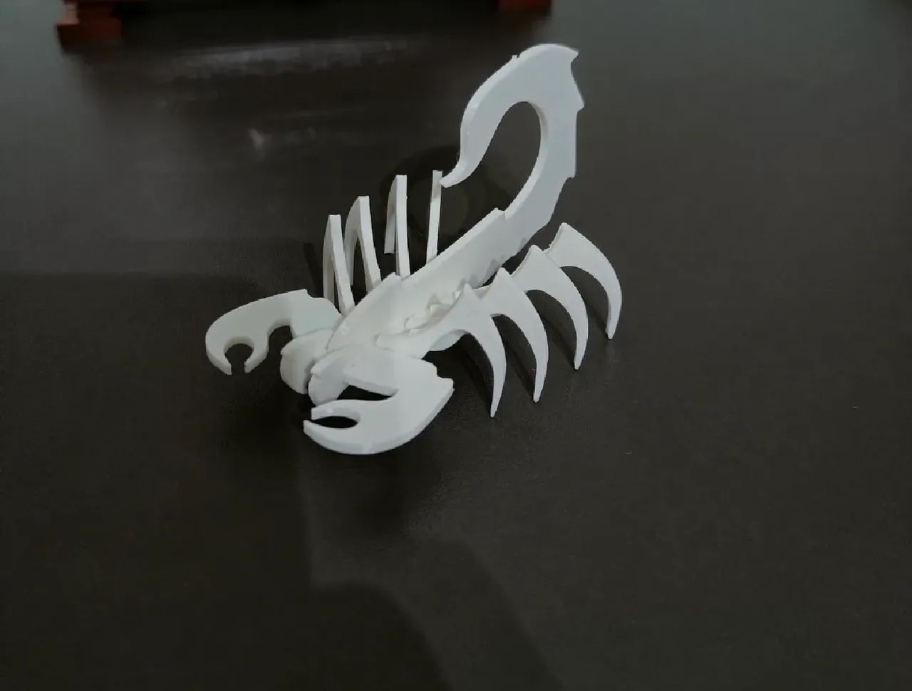 Cartão Quebra Cabeça 3D Escorpião  - Foto 2