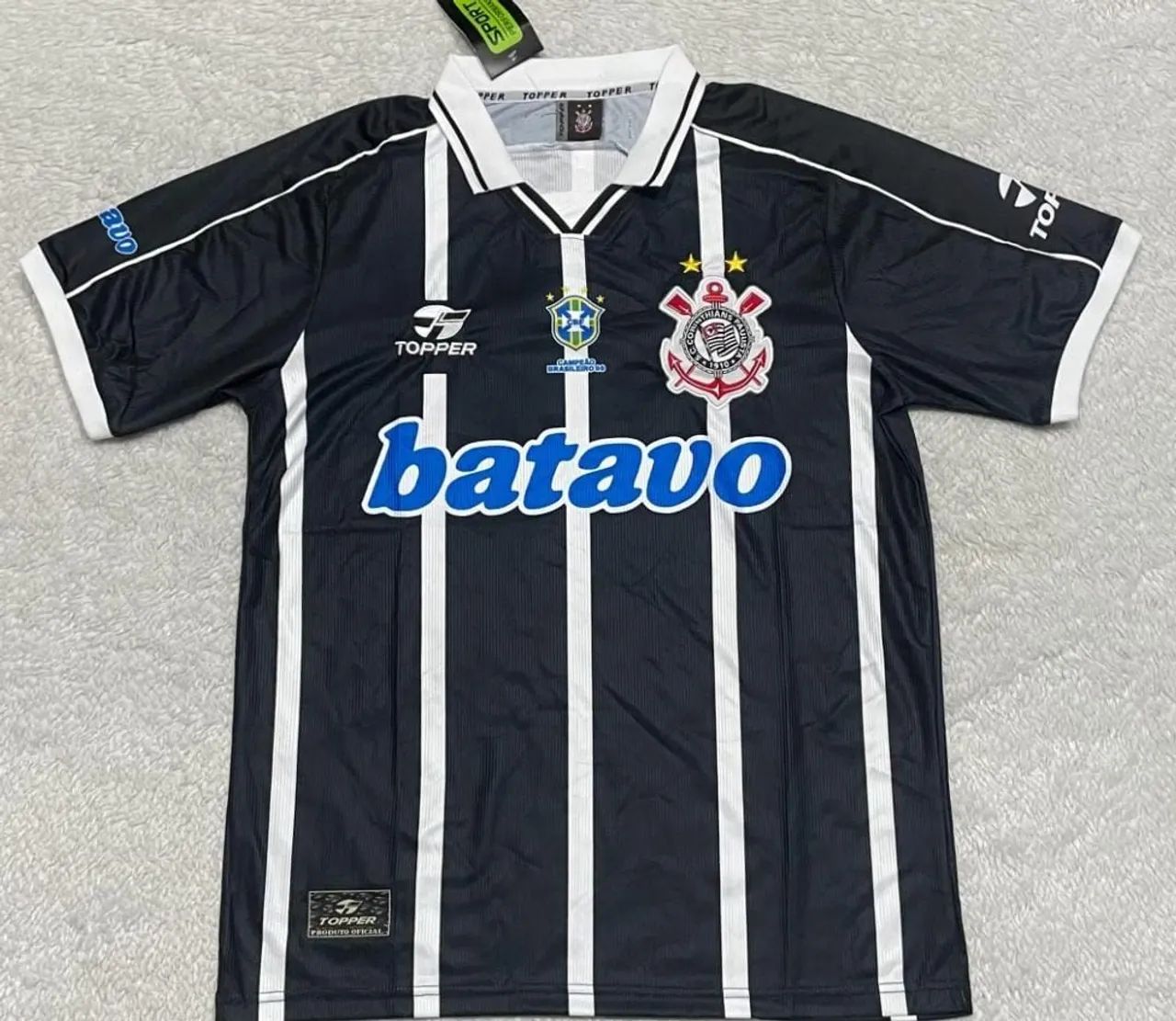 Camisa retrô Corinthians - Foto 2