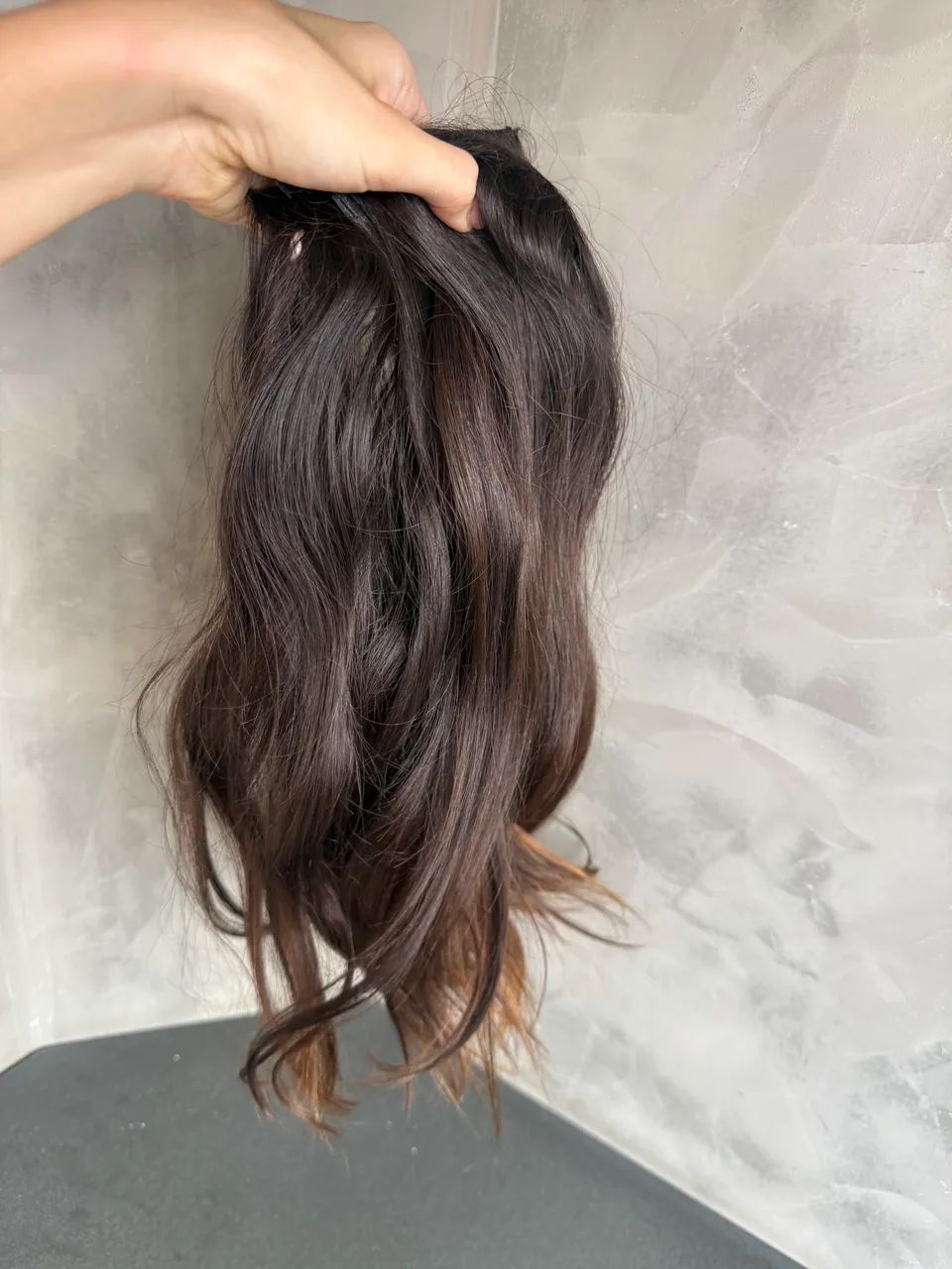 Cabelo 100% natural castanho  - Foto 3