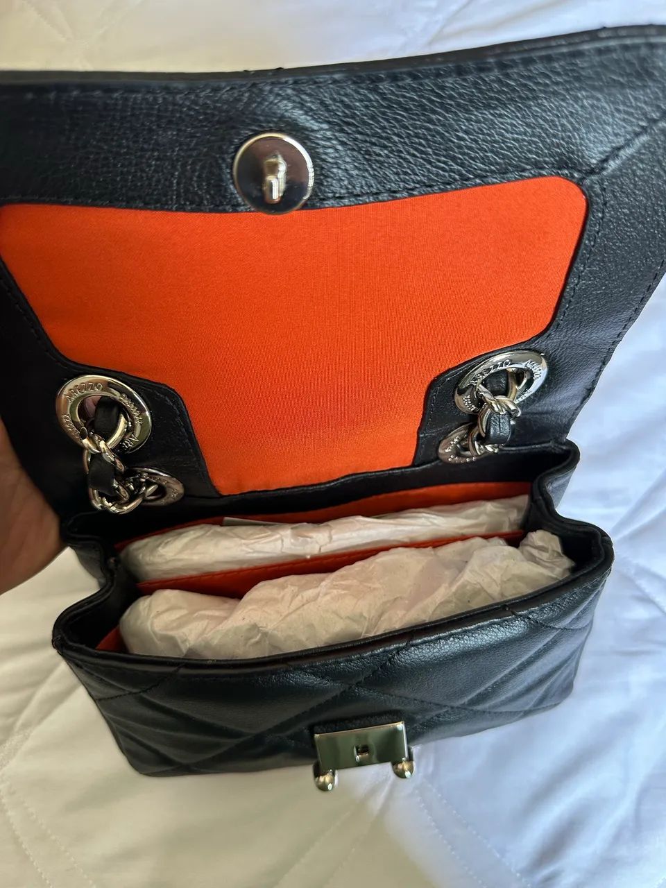 Bolsa Arezzo mizz em couro nova  - Foto 2