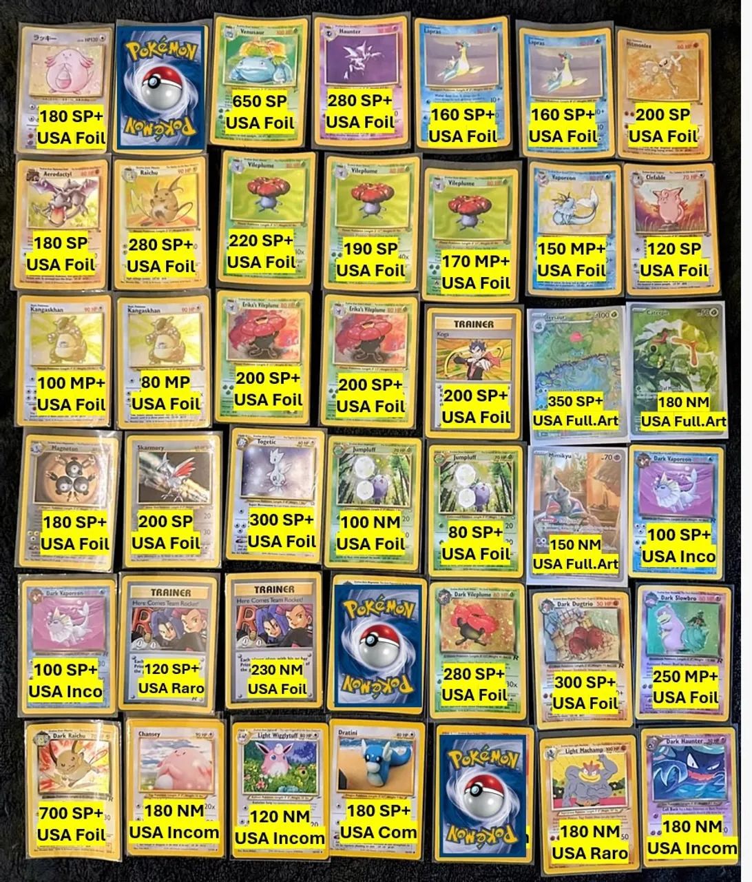 Lote Pokémon 
