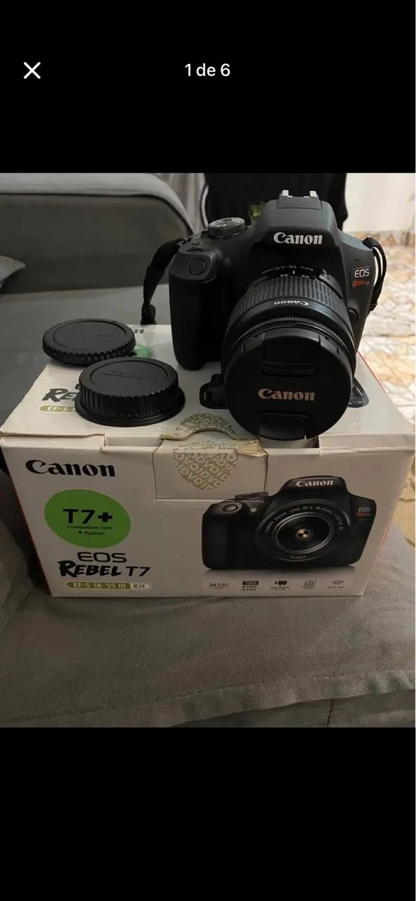 Câmera cânon t7 - Foto 3