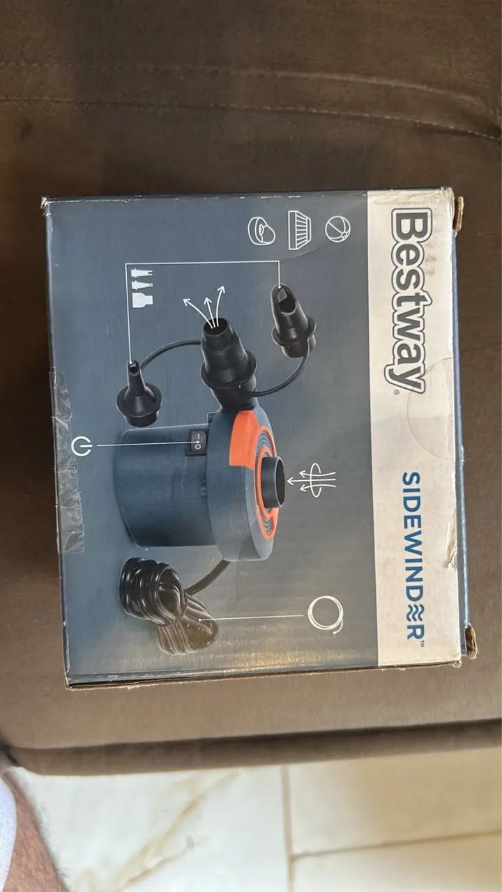 Bomba inflar elétrica BESTWAY nova