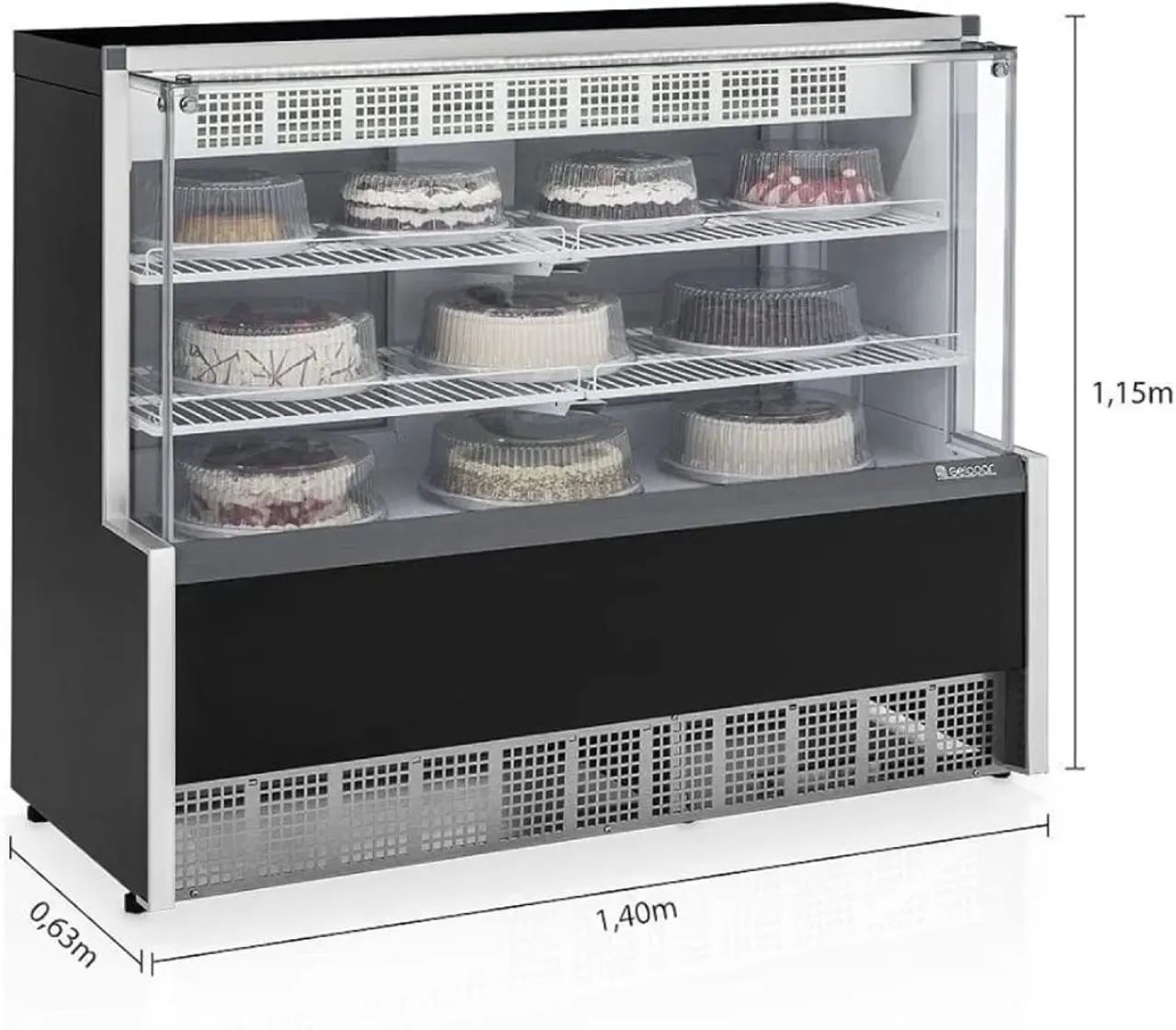 Vitrine Dupla função 