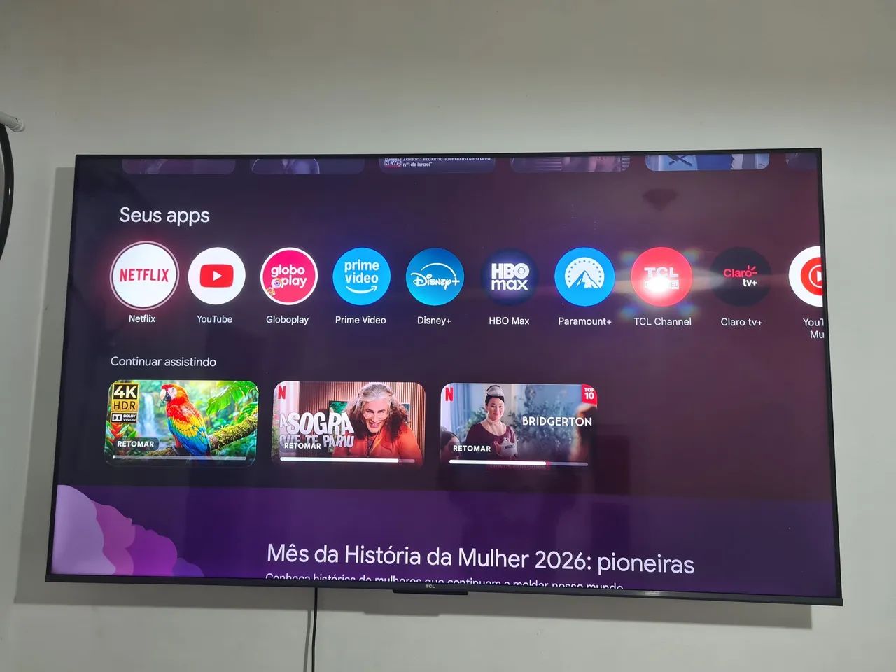 Tv smart tcl 65 polegadas 