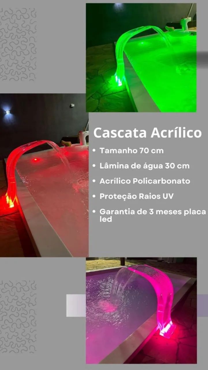 Piscinas de fibra completas e instaladas com deck  - Foto 3