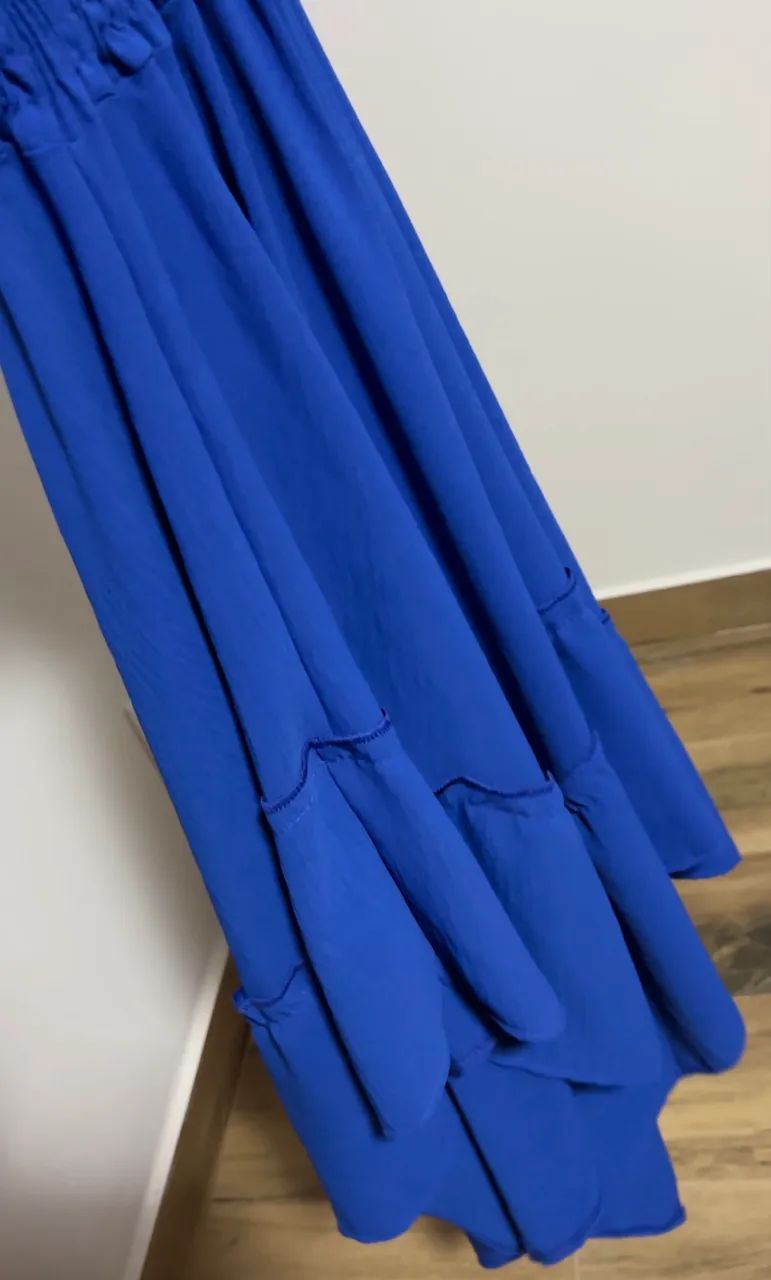 Vestido Midi azul  - Foto 4