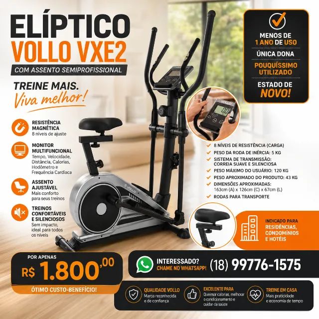 Vendo Elíptico Vollo VXE2