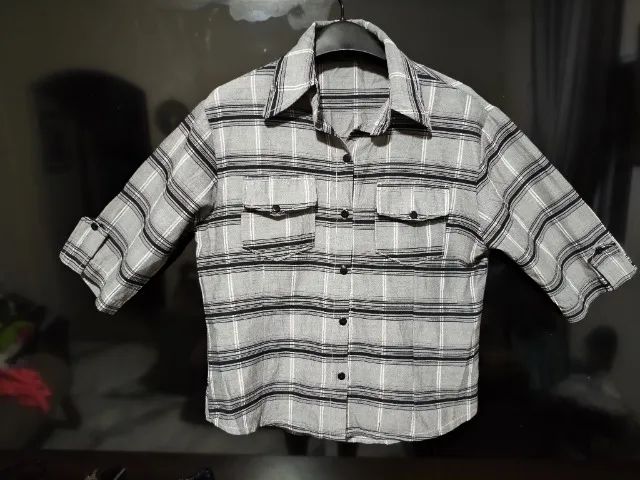 Camisa/Blusa Xadrez - Tam. P - Foto 4