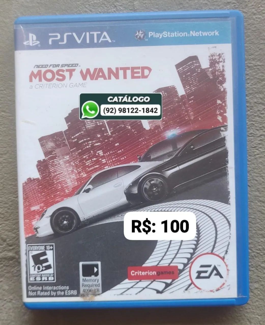 Need For Speed Most Wanted = R$: 100