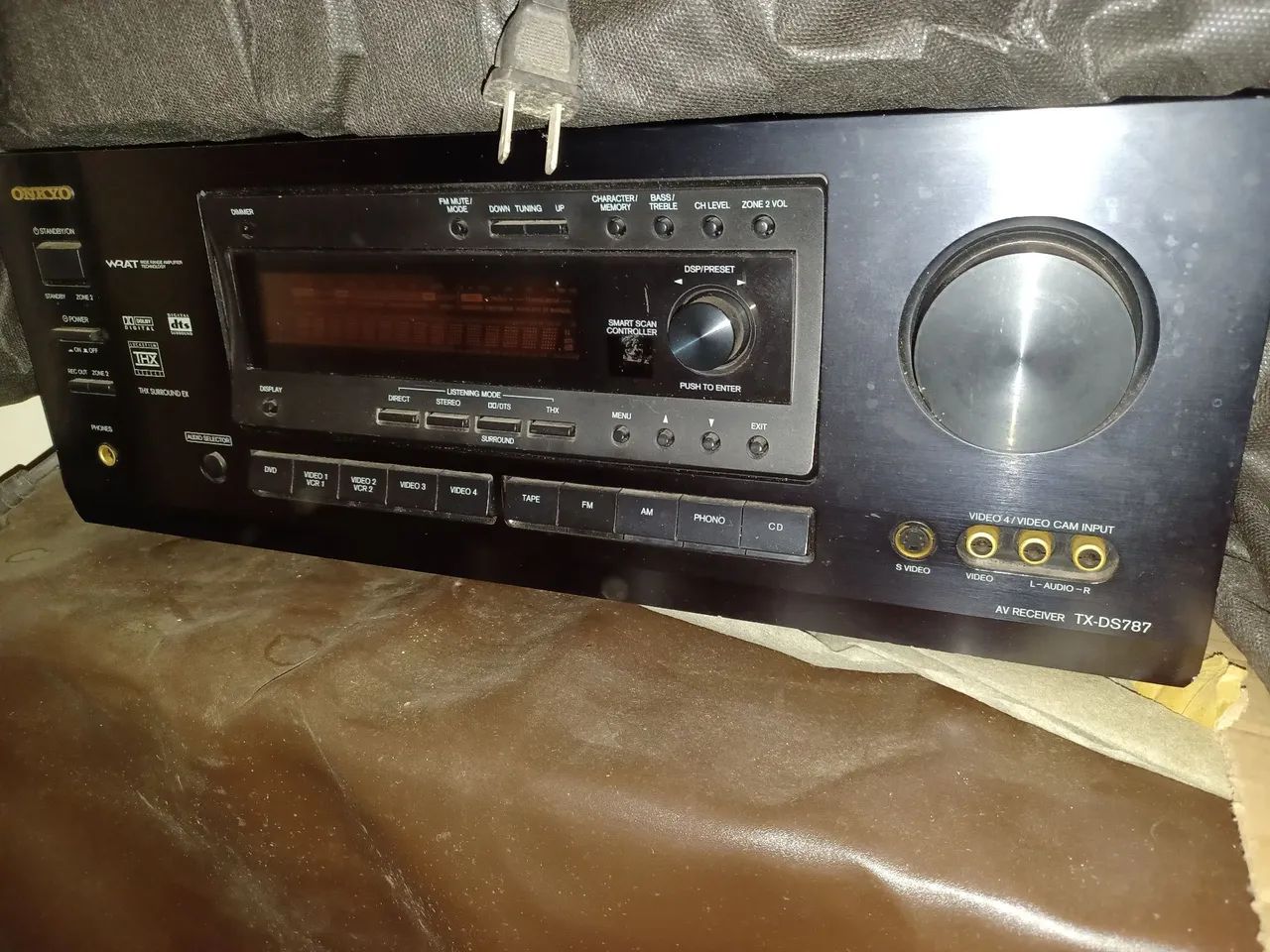 Conjunto de som Onkyo tx.ds787.c380/c501 - Antiguidades - Guaiaúna