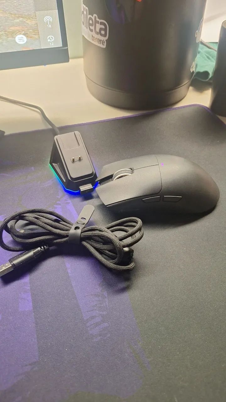 Mouse gamer Attack Shark X11 com dock