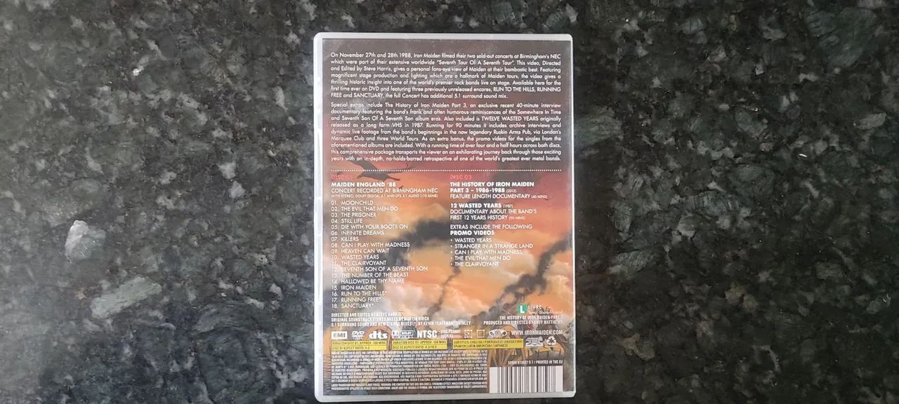 DVD Iron Maiden - Maiden England '88 (2 DVD) - Foto 2
